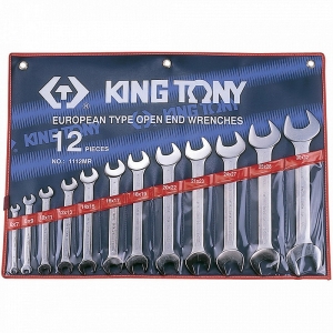 1112MR KING TONY Набор рожковых ключей, 6-32 мм, 12 предметов