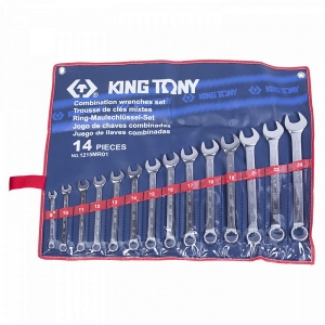 1215MR01 KING TONY Набор комбинированных ключей, 8-24 мм, 14 предметов